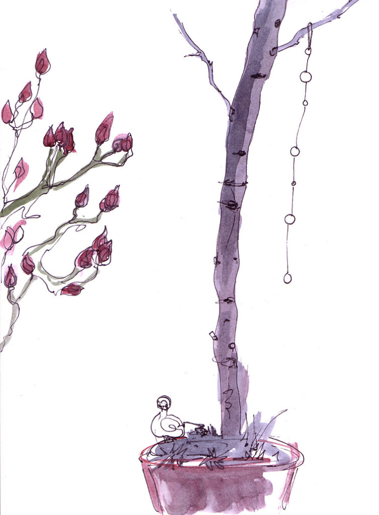 The Peace Tree drawn by Saskia Sievert